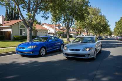 Cold Air Intake for Hyundai Tiburon GT & SE (2003-2008) 2.7L Engine - Black