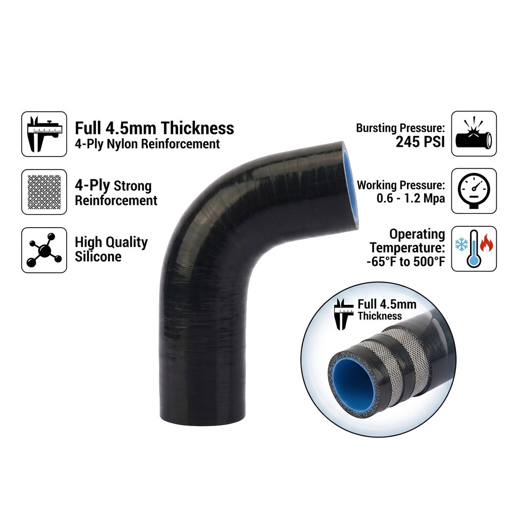 Silicone Ancillary Hose Kit for Chevrolet Corvette (2005-2008) 6.0L 6.2L 7.0L