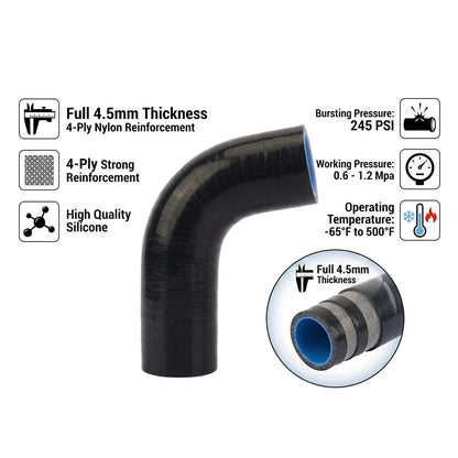 Silicone Ancillary Hose Kit for Chevrolet Corvette (2005-2008) 6.0L 6.2L 7.0L