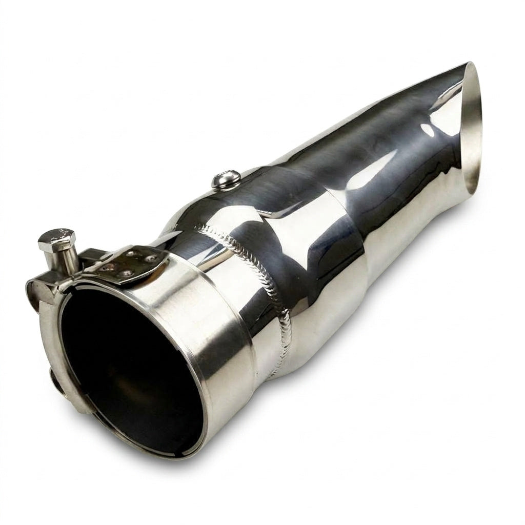 Slip-On Exhaust Tip for Honda CBR600F4i (2001-2006) Stainless with dB Killer