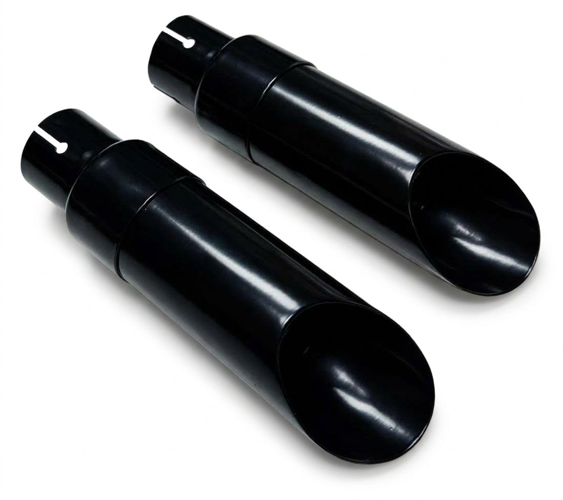 Slip-On Exhaust Tips for Indian Chief (2022-2025) Black with Baffle