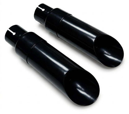 Slip-On Exhaust Tips for Indian Chief (2022-2025) Black with Baffle