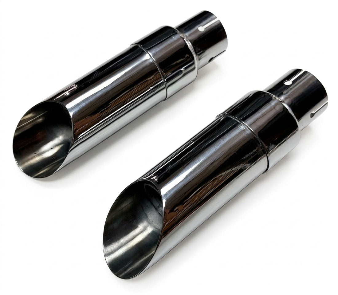Slip-On Exhaust Tips for Indian Scout Sixty (2016-2024) Stainless