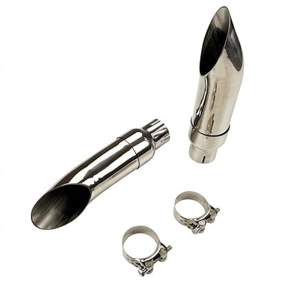 Slip-On Exhaust Tips for Kawasaki ZZR1200 (2002-2005) Stainless