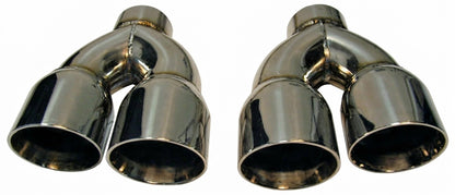 Stainless Dual Exhaust Tips for BMW 540i M5 E39 (1997-2003)
