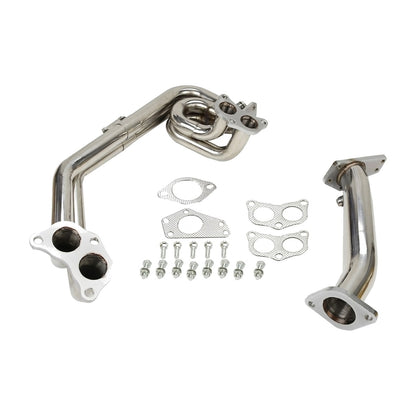 Stainless Steel Exhaust Header & Up-Pipe for Subaru Impreza WRX & WRX STI (2008-2014) 2.5L