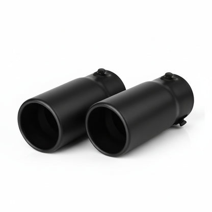 Stainless Steel Exhaust Pipe Muffler Dual Tips for Dodge Dart (2013-2016) All Engines - Black