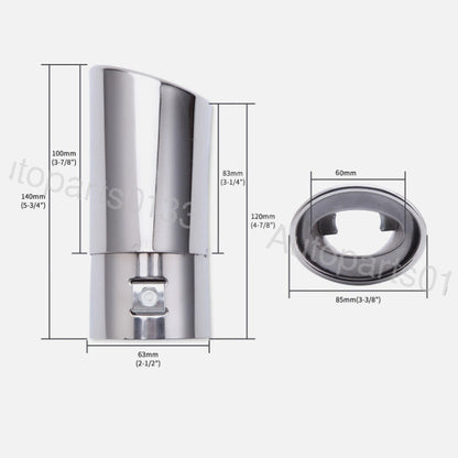 Stainless Steel Exhaust Pipe Muffler Tip for Ford Mustang (1999-2004) All Engines