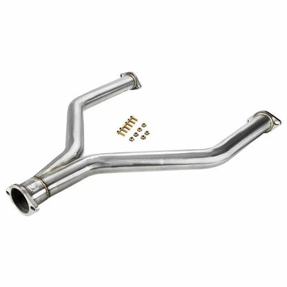 Stainless Steel Middle Y Pipe for Nissan 350z Z33 (2003-2009) & Infiniti G35 Coupe (2003-2007)