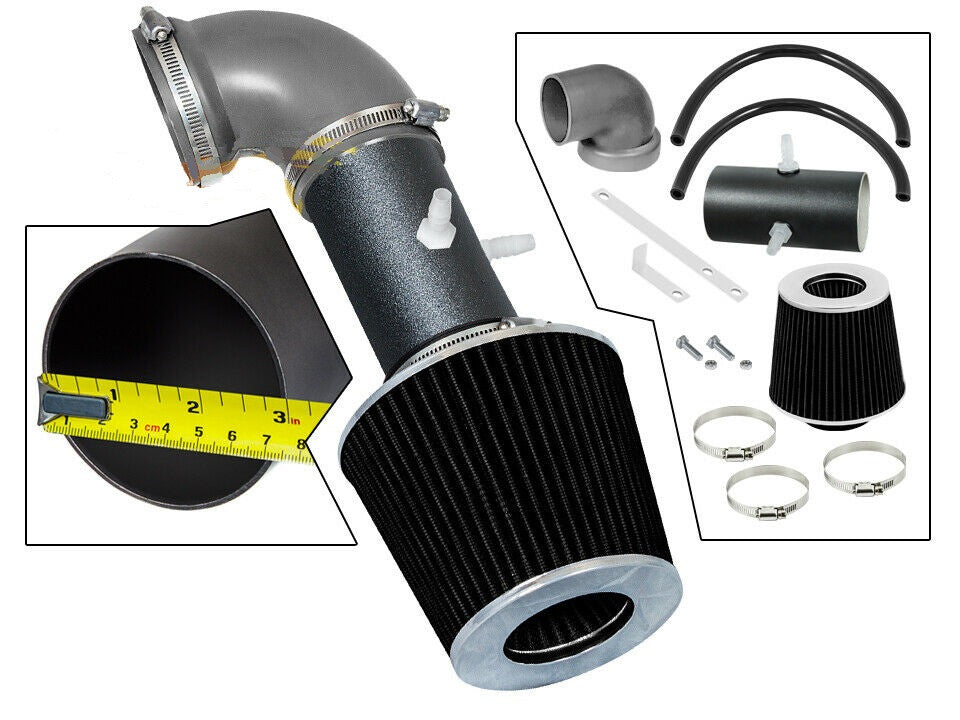 Short Ram Air Intake For Chrysler Sebring (2001-2004) with 2.7L V6 Engine Grey