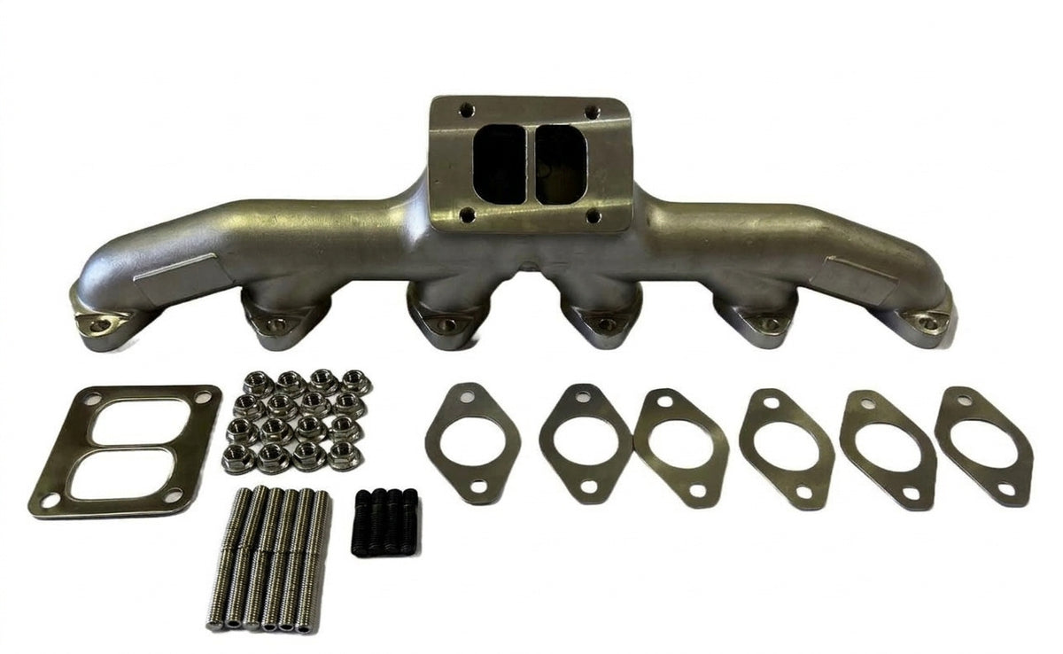 T4 Mount Stainless 2nd Gen Swap Exhaust Manifold for Dodge Ram 2500 3500 (1998-2019) 5.9L 6.7L Diesel