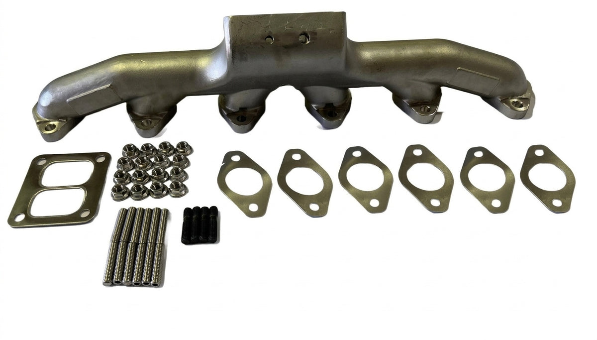 T4 Mount Stainless 2nd Gen Swap Exhaust Manifold for Dodge Ram 2500 3500 (1998-2019) 5.9L 6.7L Diesel