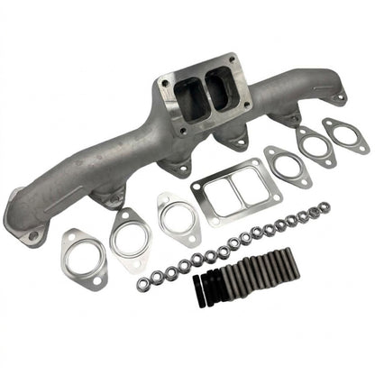 T6 Mount Stainless 2nd Gen Swap Exhaust Manifold for Dodge Ram 2500 3500 (1998-2019) 5.9L 6.7L Diesel