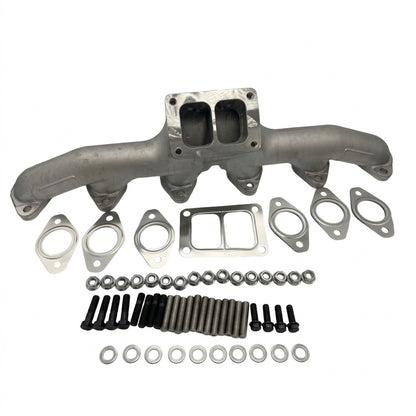 T6 Mount Stainless 2nd Gen Swap Exhaust Manifold for Dodge Ram 2500 3500 (1998-2019) 5.9L 6.7L Diesel