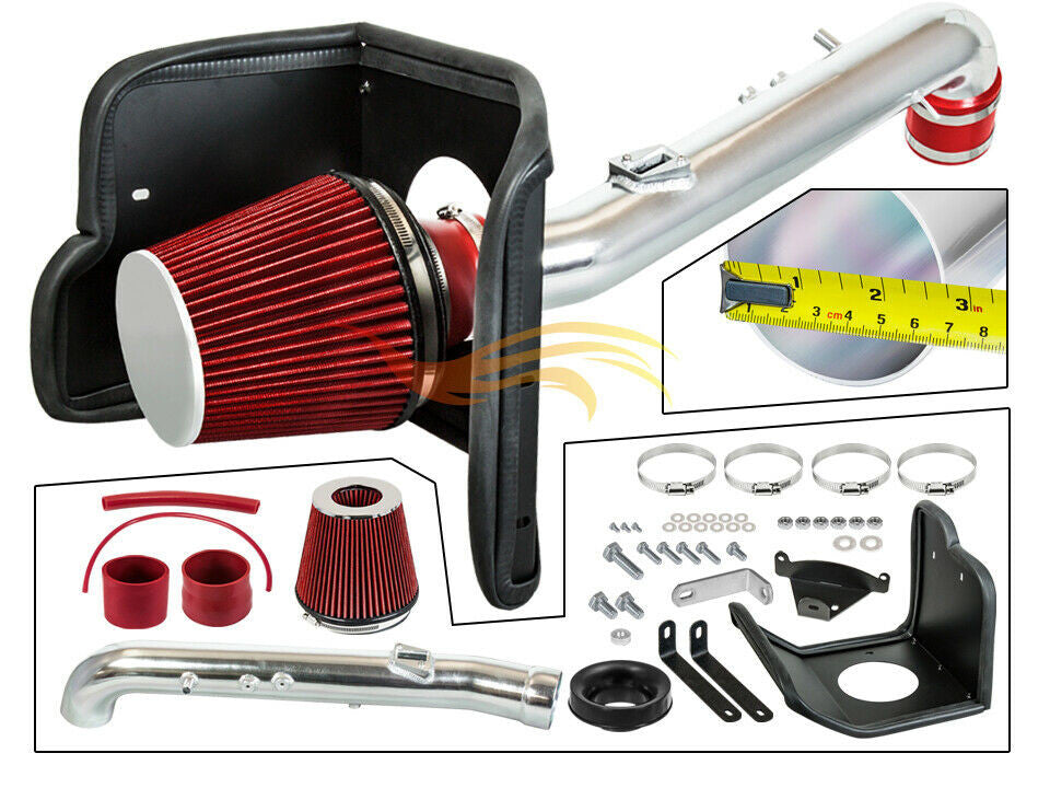 Performance Air Intake W/Heat Shield for Toyota Tacoma 2005-2020 with 2.7L L4 Engine Red