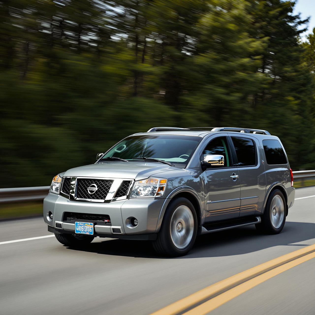 Cold Air Intake for Nissan Armada (2004-2015) 5.6L V8 Engine Blue