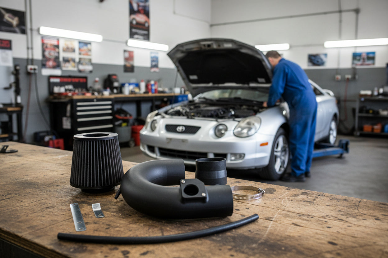 Performance Air Intake for Toyota Celica GTS (2000-2005) 1.8L L4 Engine Black Default Title