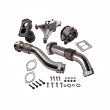 Turbo Pedestal Exhaust Housing Up Pipes for Ford F250 F350 (1994-1997) 7.3L Powerstroke