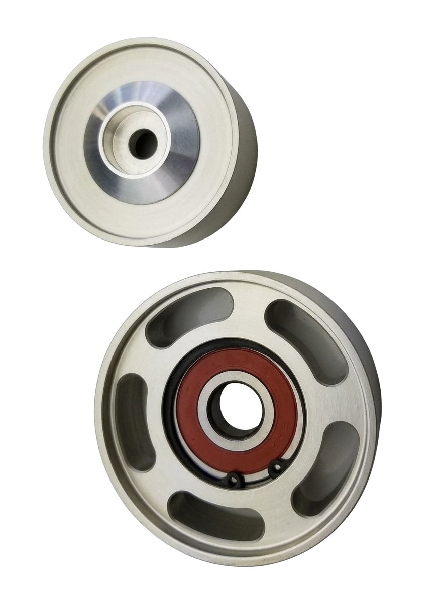 Upgraded Billet 2 Piece Serpentine Idler Kit for Mercedes Benz E-Class CLS-Class CL-Class S-Class SL-Class G-Class E55 CLS55 CL55 S55 SL55 G55 (2003-2011) 5.5L