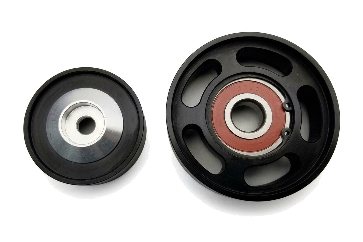 Upgraded Billet 2 Piece Serpentine Idler Kit for Mercedes Benz E-Class CLS-Class CL-Class S-Class SL-Class G-Class E55 CLS55 CL55 S55 SL55 G55 (2003-2011) 5.5L