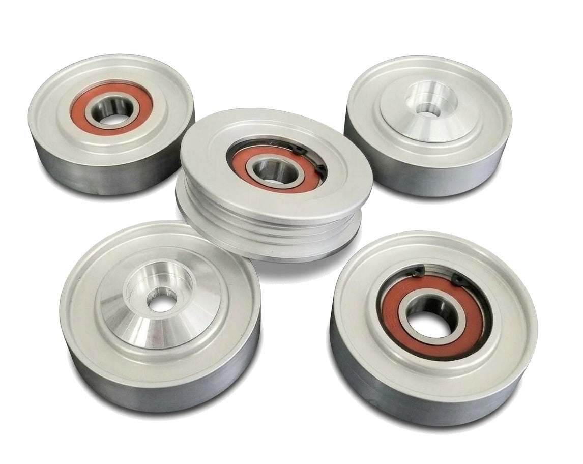 Upgraded Billet 5 Piece Idler Kit for Mercedes Benz C-Class GLC-Class C63 GLC63 (2015-2021) 4.0L